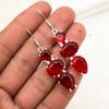Ювелирные изделия из красного граната, серьги из цельного серебра 925 пробы, серьги из драгоценных камней ручной работы на День памяти