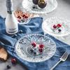 Круглая тарелка для фруктов и закусок Hueihuang Glass