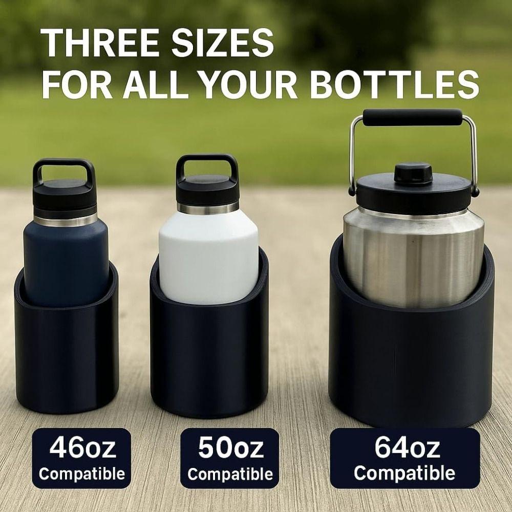 Large Capacity Magnetic Bottle Mounts 46, 50, 64 Oz Magnetic Cup Holder Fixed Water Cup Beverage