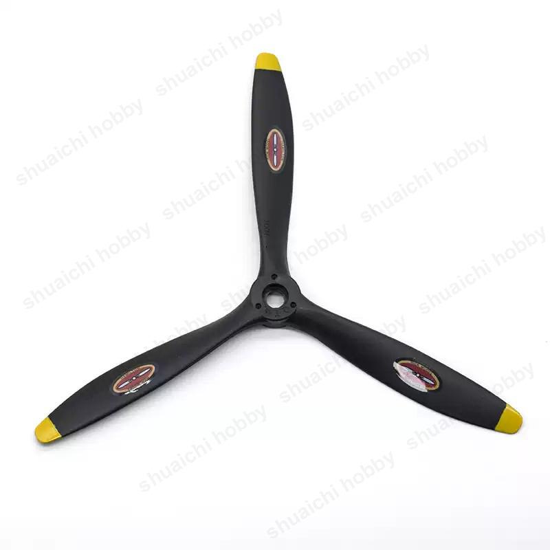 1PCS 3 Blades Propeller for RC Model Airplane Motor Aperture 3/4/5/6/7/8mm High Hardness Carbon Nylon Reinforcement DIY Part
