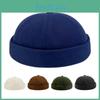Melon Solid Color Peel Hat Warm Fashionable Adjustable Outdoor Cap Lightweight