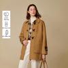 Inman Women's Alpaca Wool Blend Double-Faced Toggle Coat