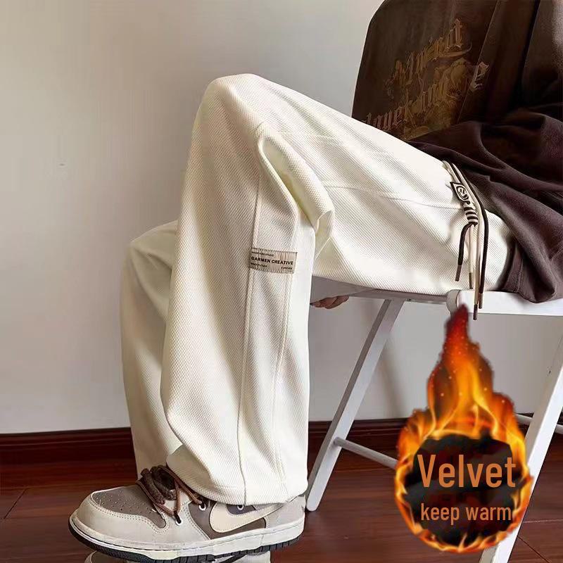 Легкие повседневные брюки широкого кроя для мужчин