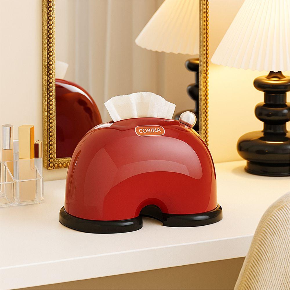 Коробка для салфеток с закругленными углами, встроенный пружинный органайзер для салфеток, держатель для хранения бумаги, кухня