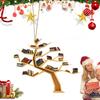 Book Ornaments For Christmas Tree 2D Acrylic Car Ornament Book Lover Pendant Festival Decor For Christmas Holiday Home