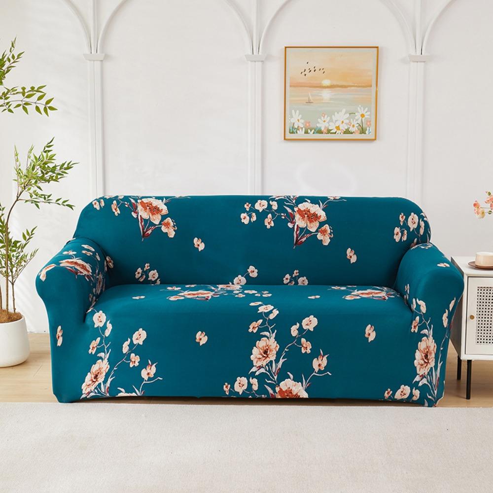 Эластичный диванный чехол с принтом Универсальный тянущийся протектор для дивана Защитник мебели
