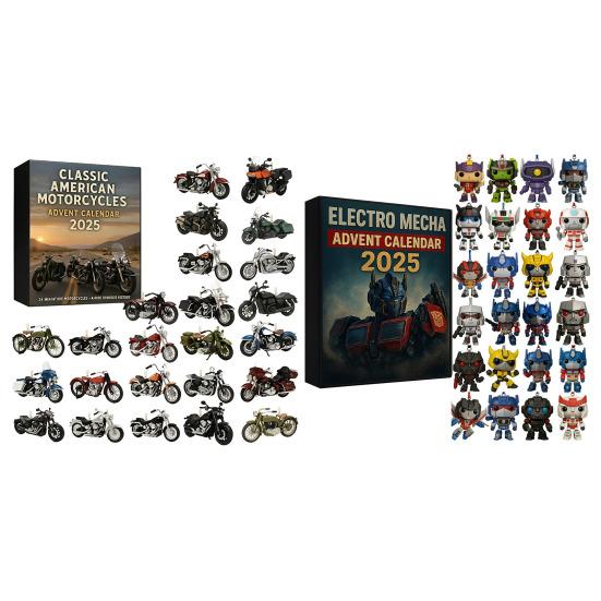 Рождественский адвент-календарь 2025 Фигурка динозавра Рождественский декор Календарь обратного отсчета на 24 дня