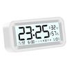 Цифровые настольные часы Многофункциональные Отображение времени, даты, температуры, влажности Электронный будильник