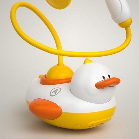 Keygers Toddler Oki Boat Shower Fountain Toy Set of 10, Korean Bath Toys