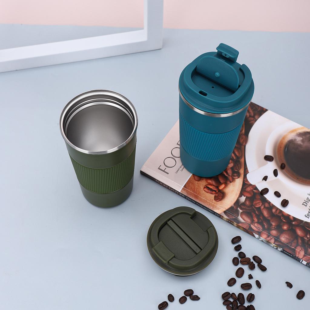 Stainless Steel Coffee Cup Portable Double-layer Vacuum Cup Business Accompanying Water Cup