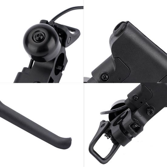 Тормозной рычаг электрического скутера с звонком. Простая установка. Алюминиевый сплав. Велосипедный тормозной рычаг. Аксессуары для рычага тормоза.