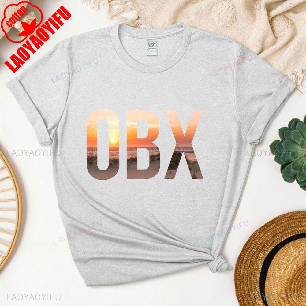 Рай на Земле Outer Banks Унисекс Футболка Для фанатов сериала Outer Banks Летний Отпуск Хлопковая Рубашка Пляжные Топы