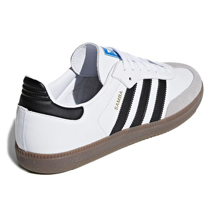 Adidas Samba OG White Black Gum Unisex Sneakers Cloud-White Core-Black B75806