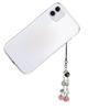 Artistic Cherry Jellyfish Beaded Earphone Cord Holder Detachable Charm Phone Chain For Keys Bags Phones