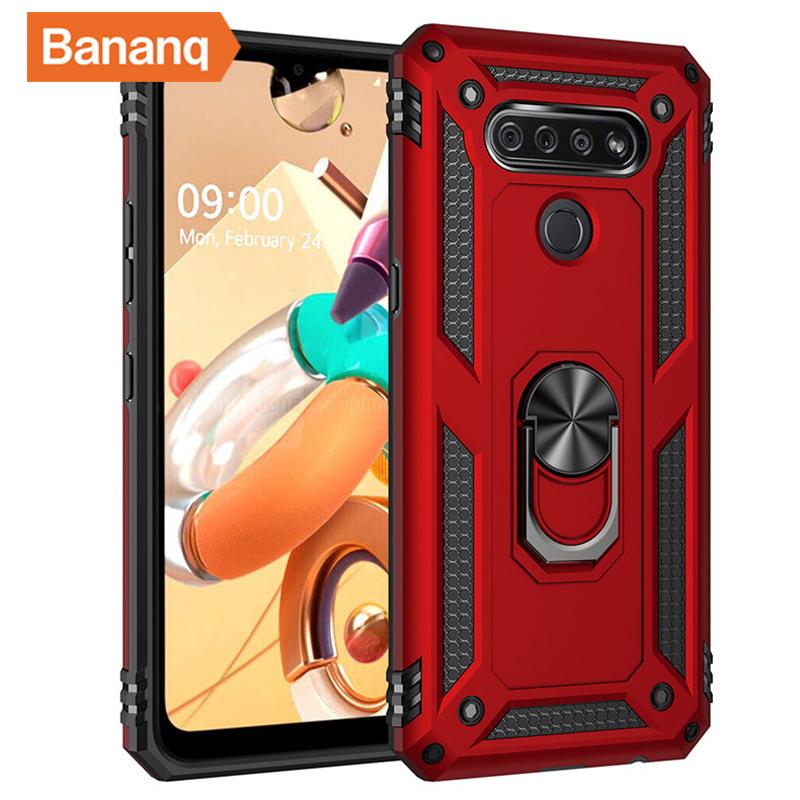 Противоударный защитный чехол Peatop для телефона LG K92 5G K53 K52 K31 K22 K32 Aristo 5 Plus Harmony 4 металлические чехлы-подставки с кольцом для пальца