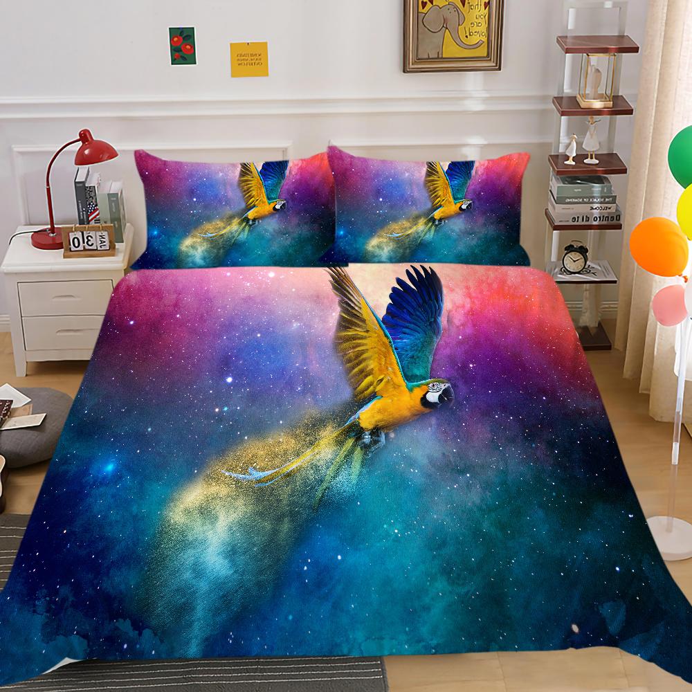 Комплект пододеяльников со звездными животными, домашние покрывала, постельные принадлежности королевского размера, роскошный пододеяльник с наволочкой, романтические комплекты постельного белья