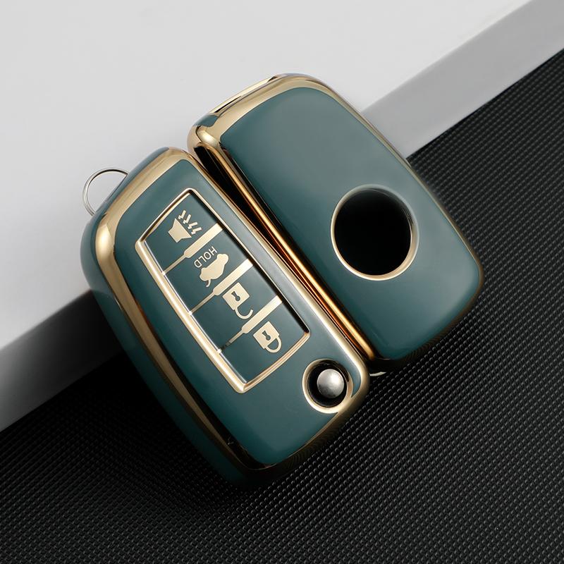 2/3/4 кнопки Мягкий ТПУ автомобильный складной чехол для ключей Защитная крышка для Nissan X-Trail Juke F15 Rogue Qashqai J11 Tiida Murano Maxima Quest аксессуары