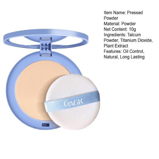 10 г матовая прессованная пудра с контролем жирности, натуральная, долговечная, водостойкая, без блеска, легкая, для женщин и девочек, для макияжа, для маскировки лица, пудра