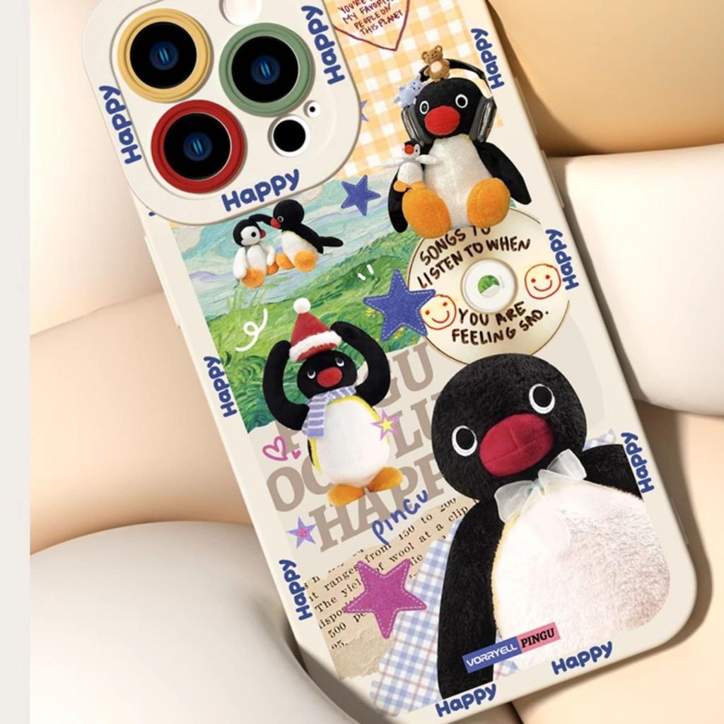 Коллаж Пингвин для Чехла для Мобильного Телефона Apple 16 для IPhone16 Новый Pro Милый 14 Мультяшный Макс Женский 13