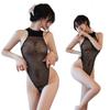 Body Full Body Fishnet Body Sexy Halter Sexy Extreme Full Body Sheer Bra [YISMate] Leotard, See-Through Tights, Tights, Stockings, Neck, Sheer,