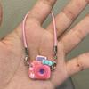 Мультяшный кукольный домик Kawaii Mini Bow Camera Model Подвеска для плюшевых кукол, украшение на шею, аксессуары