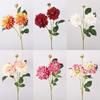 Real Touch Simulation Big Dahlia Realistic Faux Dahlia Branch Fake Flower  Party Favors
