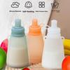 Refillable Milk Storage Bag Reusable Baby Food Container Silicone Baby Food Pouch  Breast Milk