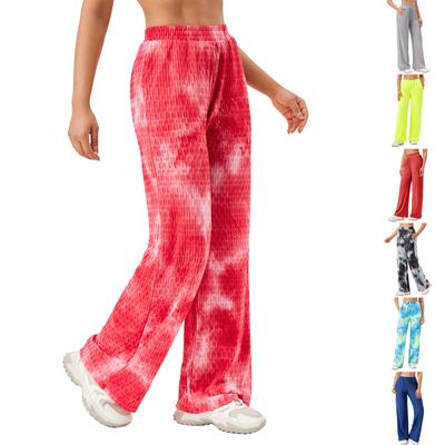 Женские брюки с высокой талией для контроля живота, спортивные тренировки, бег, йога, тренажерный зал, танцевальные брюки