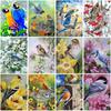 Bird DIY 5D Diamond Painting Full Round Resin Rhinestone Mosaic Animal Flower Diamond Embroidery Cross Stitch Kits Home Decor