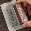 Ретро Арт Цветочный Узор 8 Шт Деревянные Печати Штампы Чернильная Подушечка Журналирование Скрапбукинг DIY Украшение Дневника Подарок