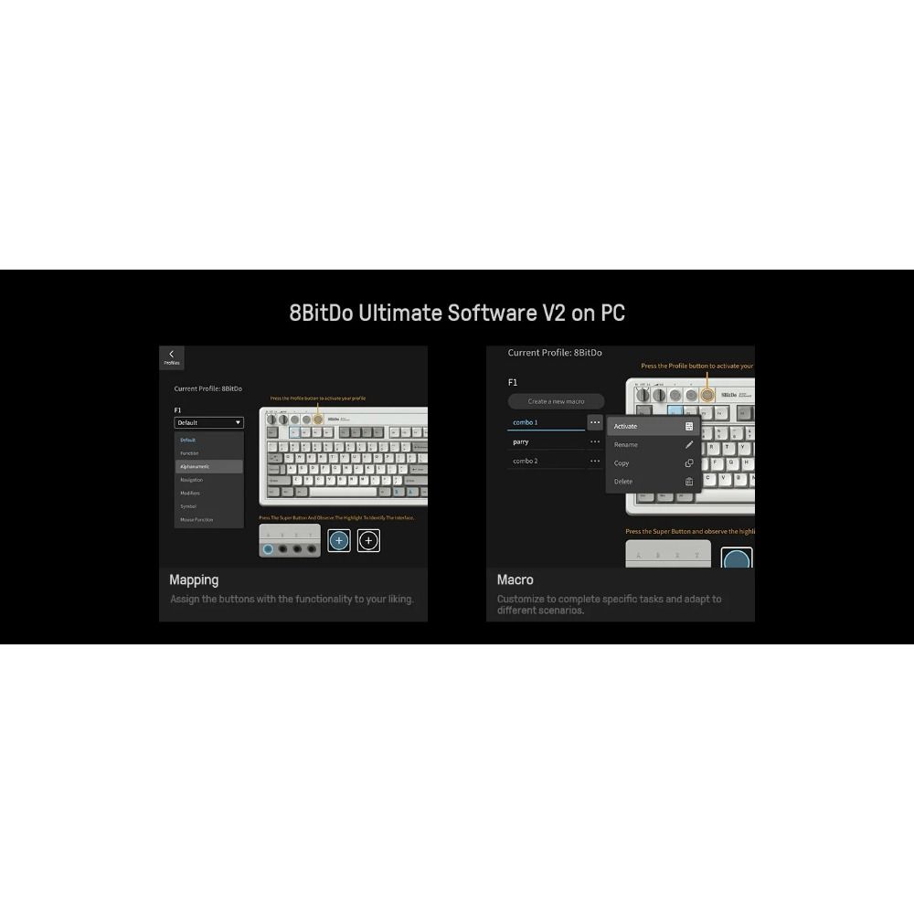 8BitDo Retro Mechanical Keyboard Bluetooth 2.4G