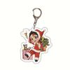 Уникальный акриловый рождественский брелок «Клинок, рассекающий демонов», идеально подходящий для поклонников аниме и коллекционеров