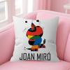 Classic Painter Joan Miro Double-Sided Printed Pillow Cover Short Plush Suitable Living Rooms Bedrooms Sofas Throw Cushion Cover