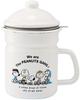 Toyoho PEANUTS Enamel Oil Pot, White, Size: Approx. W17.5 X D12.5 X H20.8, SNJ-2311