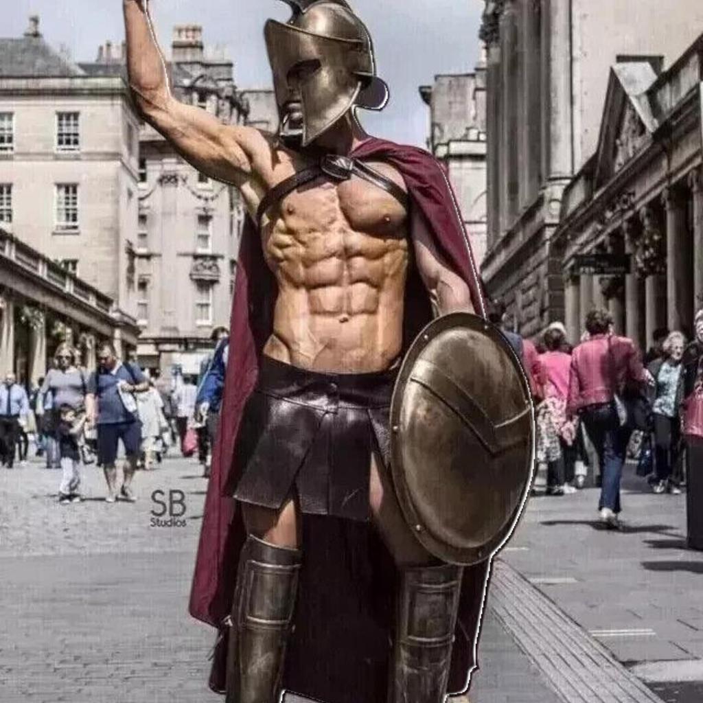 300 Spartan Costume- Spartan Full Body Armor Suit-Spartan Halloween Costume