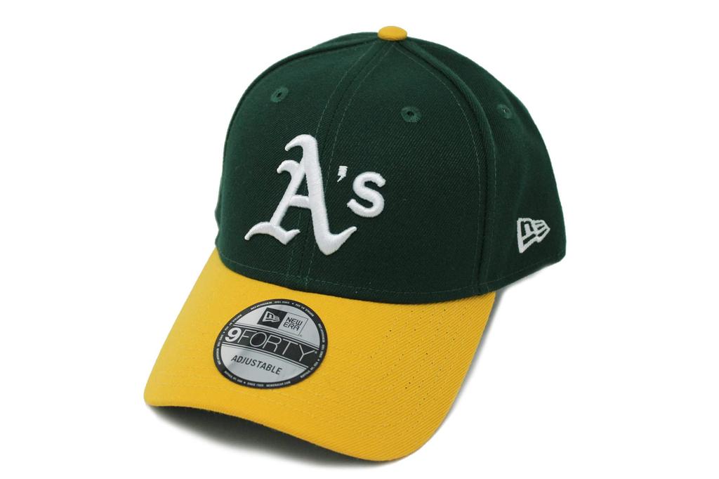 New Era Men's MLB Adjustable Cap, 9FORTY, American League (Athletics 2)