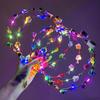 LED Luminous Hair Ring: Colorful Flashing Headband for Christmas & Events