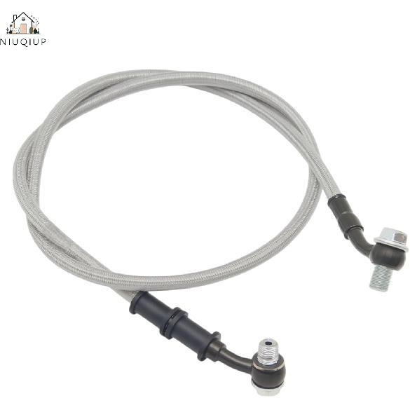 Комплект тормозных шлангов для скутера, квадроцикла, питбайка GY6 10 мм banjo + болт banjo из нержавеющей стали M10x1.25 (28мм) и Шайбы - Совместимо с 50cc-150cc