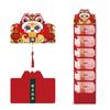 Chinese 2025 Snake Year Folding Red Envelopes Blessing Money Packing Bag  Celebration Party