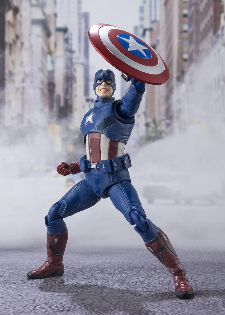 TAMASHII NATIONS Мстители Капитан Америка 150 мм окрашенная подвижная фигурка SHFiguarts -AVENGERS ASSEMBLEEDITION- Приблизительно. ПВХ и АБС