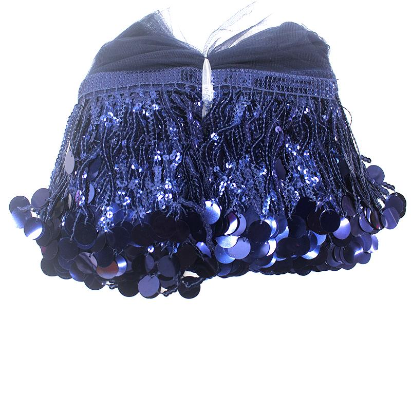 Lucky 15 cm 10 Yards Per Roll Sequin Fringe Latin Dancing Sequence Trimming Beads Tassel Round Sequin Belt Fringe Dance