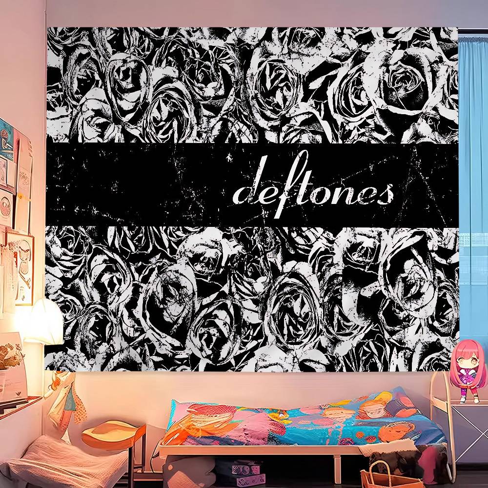Band DDeftones Music DIY Wall Tapestry For Living Room Home Dorm Decor Wall Art Decor