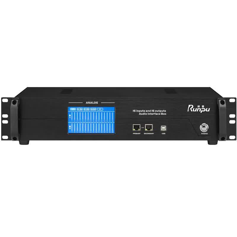 Runpu 16-Channel Professional Digital Audio Mixer with Dante Protocol (CN version)