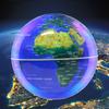 Floating Globe 4 Inch Magnetic Levitation Rotating World Map with LED Base for Children Home Desk Decoration