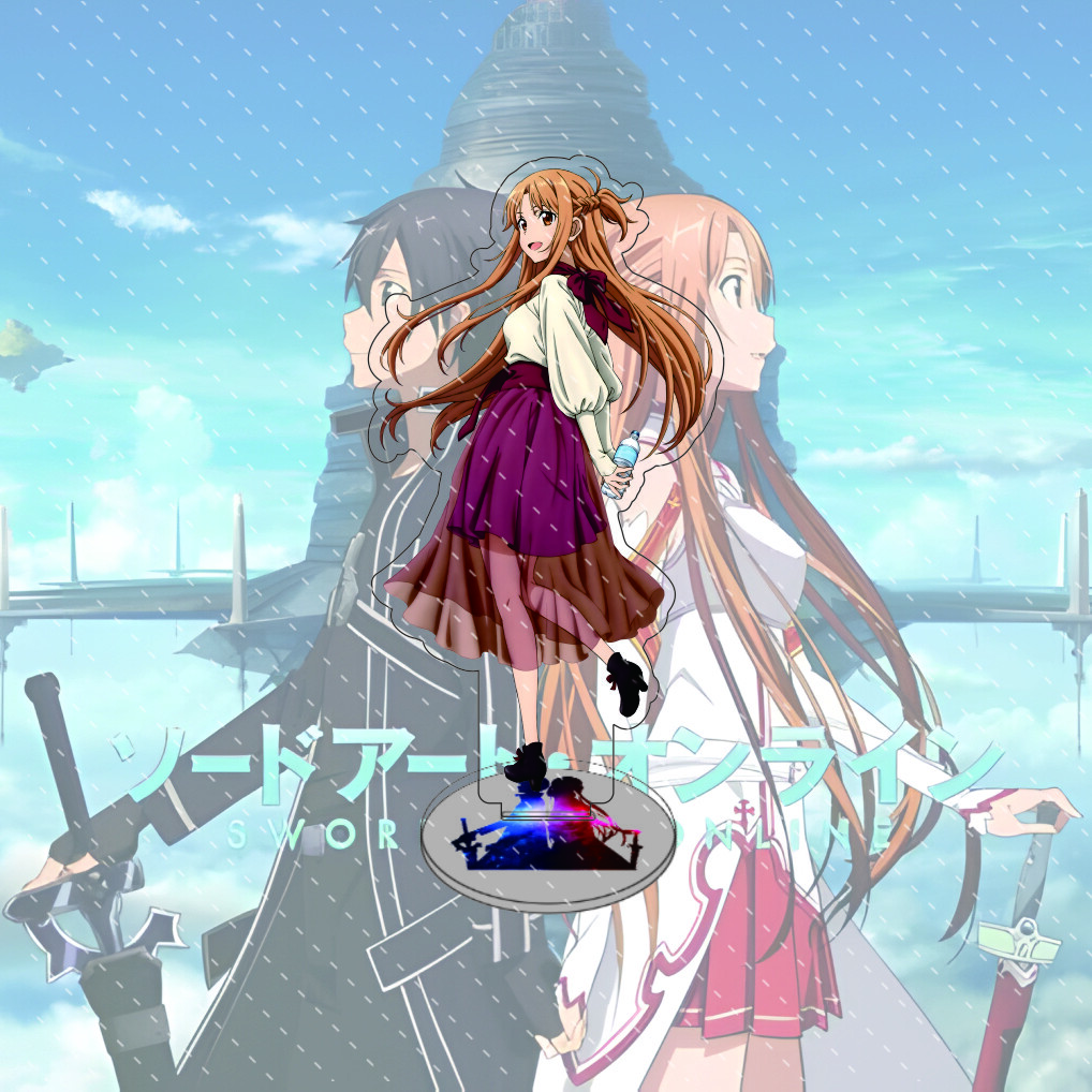 Аниме Sword Art Online 15см Акриловая подставка Модель Фигурка Настольное украшение Коллекция Подарок