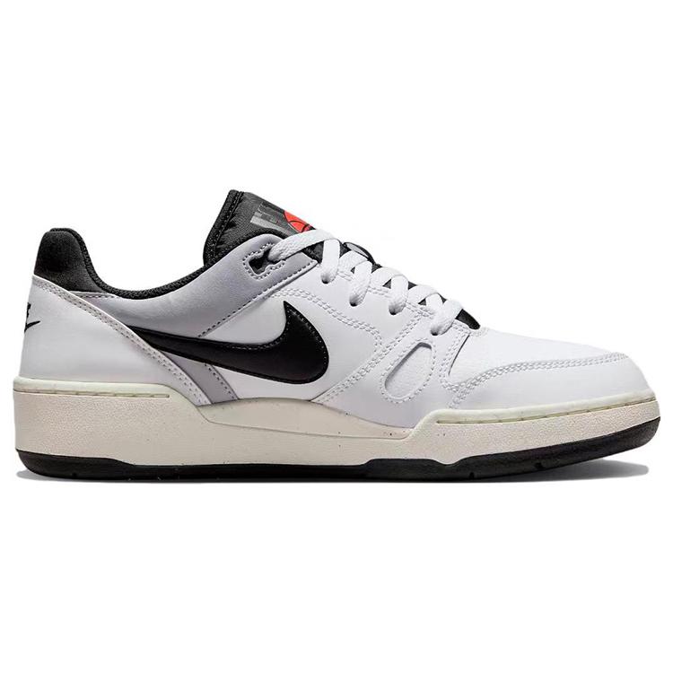 Nike Full Force Slip Resistant, Abrasion Resistant, Lightweight Low top Skateboard Shoes Men's White Gray FB1362-101(Team56-)