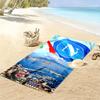 Naples Football Club Print Beach Towel, Large Soft Quick Dry Towel for Beach Camping Swimming