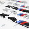3D ABS For BMW M Logo X1 X2 X3 X4 X5 X6 X7 E84 E83 F39 F48 G01 Car Letter Rear Trunk Bumper Emblem Sticker Decal Badge Styling