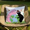 Cartoon Cute BBarbapapas Cushion Cover Soft Reversible Durable Pillow Cover MultiScene Use for Home Car Daily Comfort