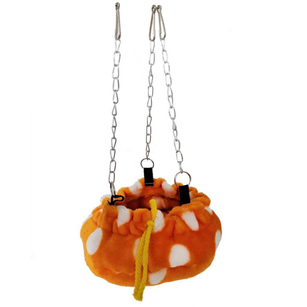 Hamster Squirrel Bird Hammock Hanging Bed Dot Pet Nest Sleeping Bag Cage Decor